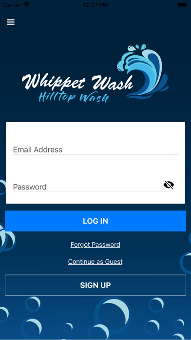 Emulate iPhone app Whippet Wash Hilltop Wash using MyAndroid