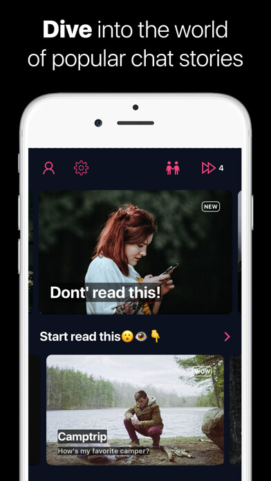 Emulate iPhone app Whisper - scary chat stories using MyAndroid Emulate iPhone app Whisper - scary chat stories using MyAndroid