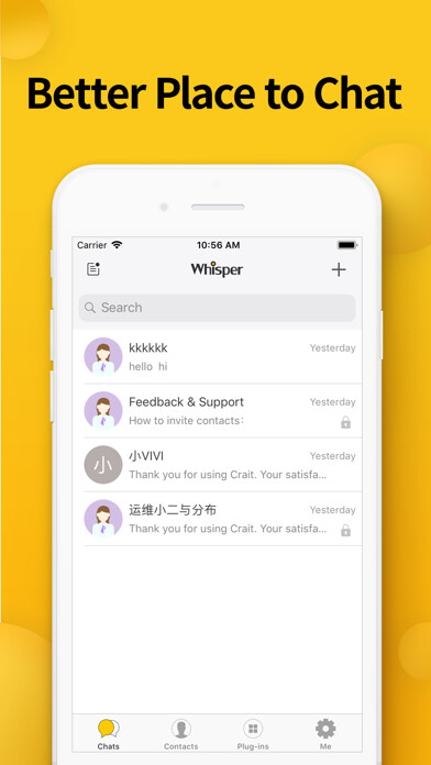 Emulate iPhone app Whisper - Text and Video Chat using MyAndroid Emulate iPhone app Whisper - Text and Video Chat using MyAndroid