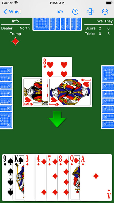 Emulate iPhone app Whist - Expert AI using MyAndroid