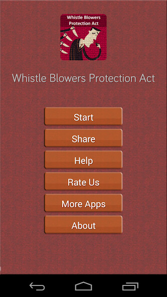 Run android online APK Whistle Blowers Protection Act from MyAndroid or emulate Whistle Blowers Protection Act using MyAndroid Run android online APK Whistle Blowers Protection Act from MyAndroid or emulate Whistle Blowers Protection Act using MyAndroid