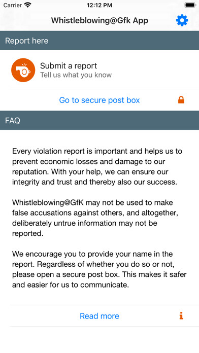 Emulate iPhone app Whistleblowing@GfK App using MyAndroid