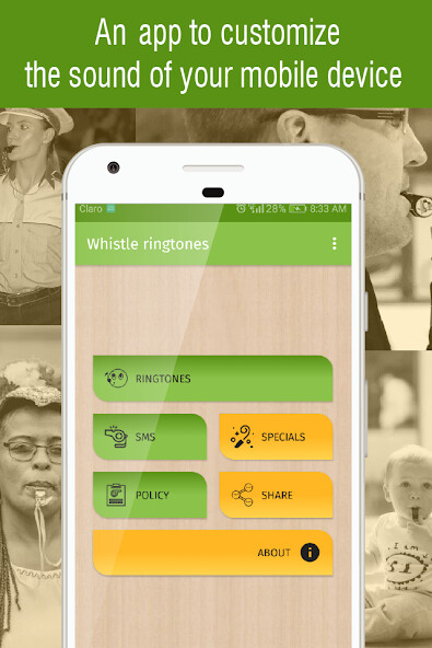Run android online APK whistle ringtone for phone from MyAndroid or emulate whistle ringtone for phone using MyAndroid
