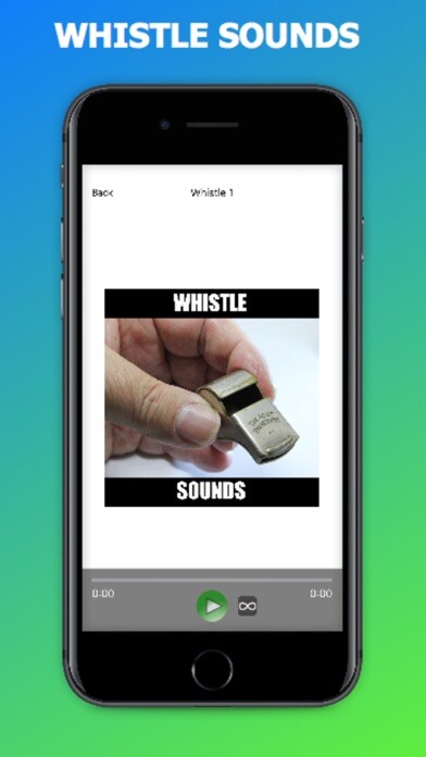 Emulate iPhone app Whistle Sounds Effects! using MyAndroid