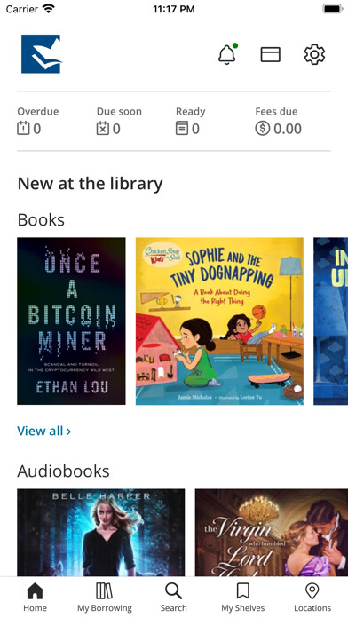 Emulate iPhone app Whitby Library using MyAndroid