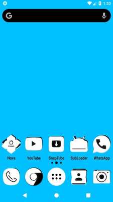 Emulate Android APK White and Black Icon Pack v4.6 Free