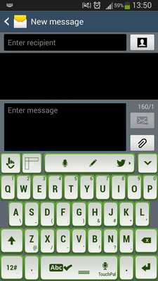 Emulate Android APK White and Green Keyboard Emulate Android APK White and Green Keyboard