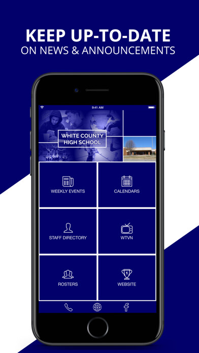 Emulate iPhone app White County High School using MyAndroid Emulate iPhone app White County High School using MyAndroid