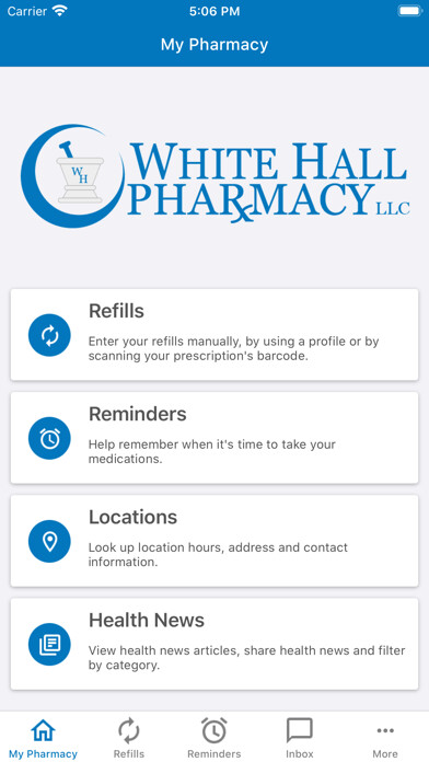 Emulate Android APK White Hall Pharmacy