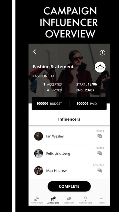 Emulate iPhone app WhiteLikes Admin using MyAndroid