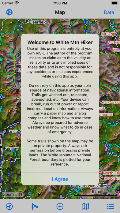 Emulate iPhone app White Mtn Hiker Pemi using MyAndroid Emulate iPhone app White Mtn Hiker Pemi using MyAndroid