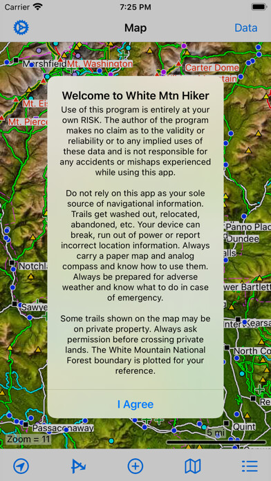 Emulate iPhone app White Mtn Hiker Presi using MyAndroid Emulate iPhone app White Mtn Hiker Presi using MyAndroid