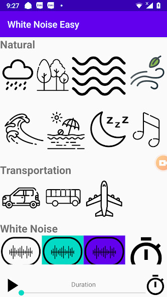 Run android online APK White Noise Easy from MyAndroid or emulate White Noise Easy using MyAndroid