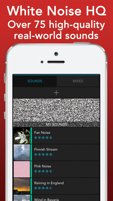 Emulate iPhone app White Noise HQ: sound machine using MyAndroid Emulate iPhone app White Noise HQ: sound machine using MyAndroid