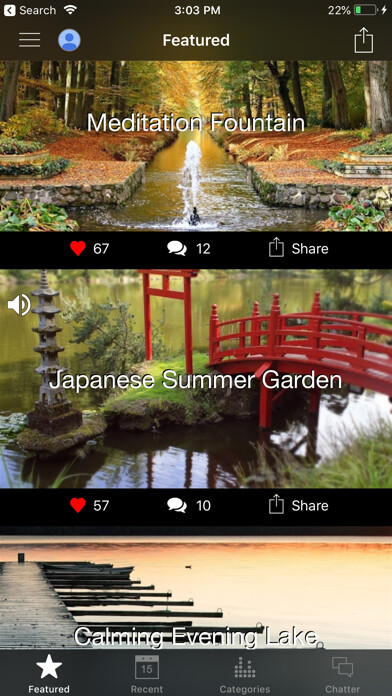 Emulate iPhone app White Noise Market using MyAndroid