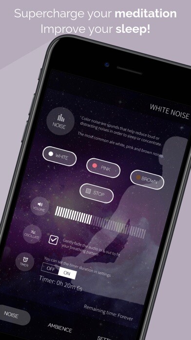 Emulate iPhone app White Noise Meditate & Sleep using MyAndroid Emulate iPhone app White Noise Meditate & Sleep using MyAndroid
