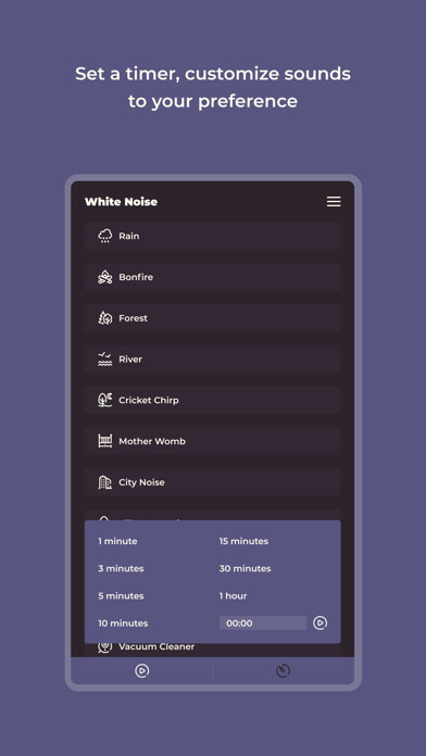 Emulate iPhone app White noise - Sound for sleep using MyAndroid Emulate iPhone app White noise - Sound for sleep using MyAndroid