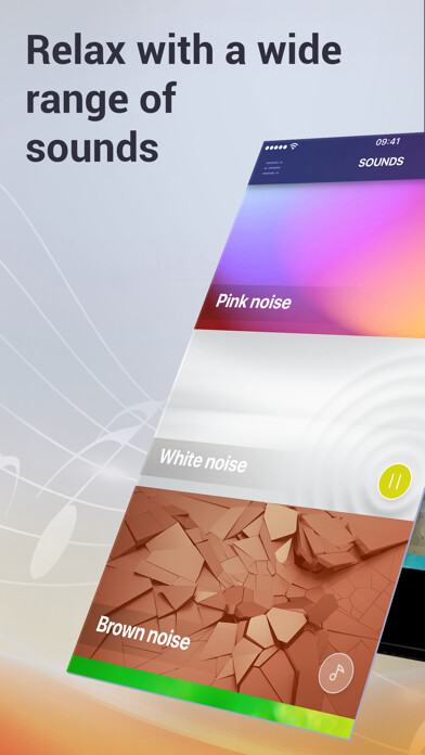 Emulate iPhone app White & Pink Noise using MyAndroid