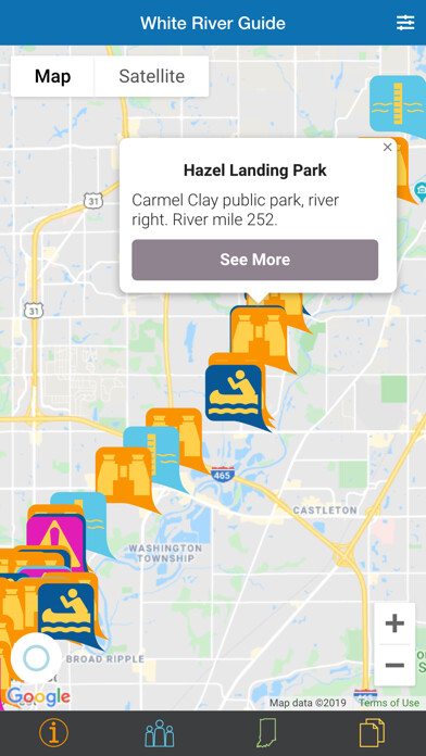 Emulate iPhone app White River Guide using MyAndroid