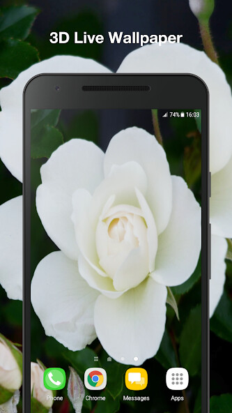 Emulate Android APK White Rose Live Wallpaper Emulate Android APK White Rose Live Wallpaper