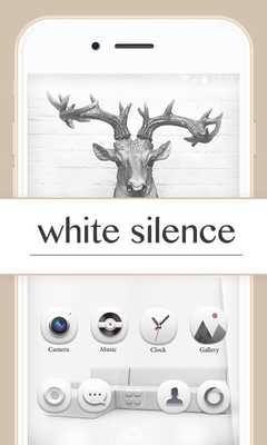 Emulate Android APK White Silence GOLauncherTheme
