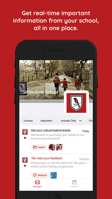 Emulate iPhone app Whitestone School using MyAndroid Emulate iPhone app Whitestone School using MyAndroid