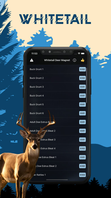 Emulate iPhone app Whitetail Magnet - Deer Sounds using MyAndroid Emulate iPhone app Whitetail Magnet - Deer Sounds using MyAndroid