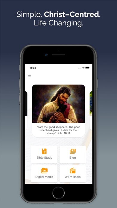 Emulate iPhone app White Throne Ministries (WTM) using MyAndroid