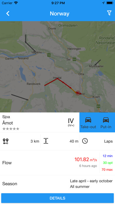 Emulate iPhone app whitewater.guide using MyAndroid Emulate iPhone app whitewater.guide using MyAndroid