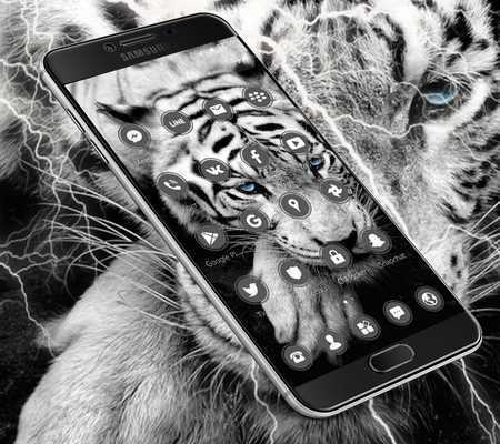 Emulate Android APK White Wild Tiger Theme