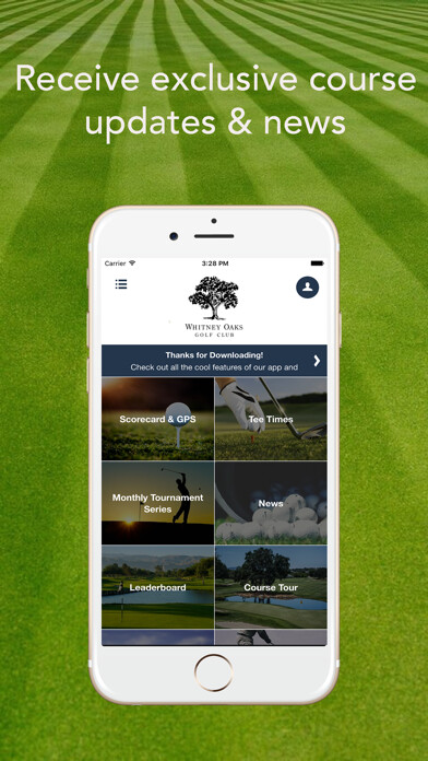 Emulate iPhone app Whitney Oaks Golf Club using MyAndroid Emulate iPhone app Whitney Oaks Golf Club using MyAndroid