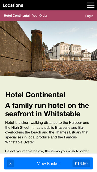 Emulate iPhone app Whitstable Oyster Company using MyAndroid Emulate iPhone app Whitstable Oyster Company using MyAndroid