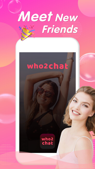 Emulate iPhone app Who 2 chat: Cam Live Video app using MyAndroid