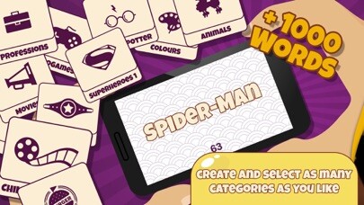Emulate iPhone app Who am I - word guessing game using MyAndroid
