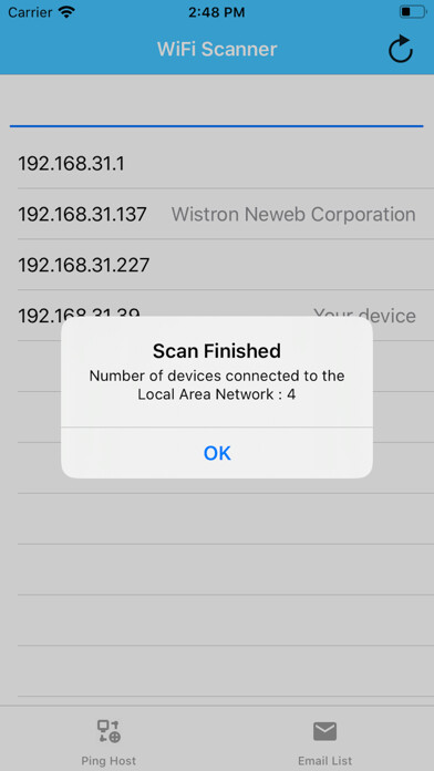 Emulate iPhone app Who is using my WIFI? using MyAndroid Emulate iPhone app Who is using my WIFI? using MyAndroid