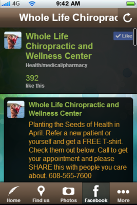 Emulate Android APK Whole Life Chiropractic
