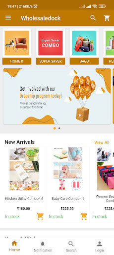 Run android online APK Wholesaledock - Resell,Earn Money Online,Wholesale from MyAndroid or emulate Wholesaledock - Resell,Earn Money Online,Wholesale using MyAndroid