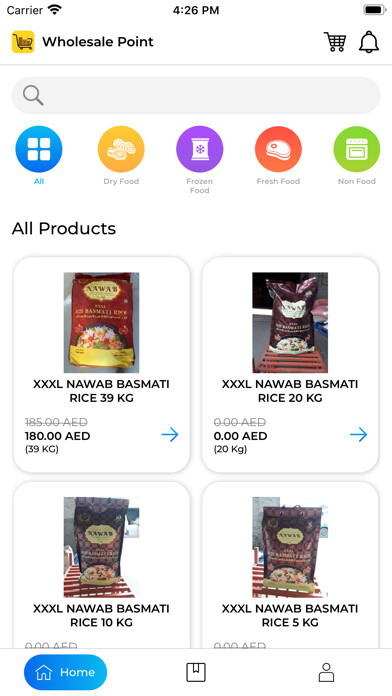 Emulate iPhone app Wholesale Point using MyAndroid