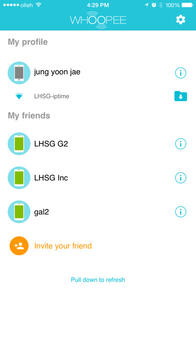 Emulate iPhone app Whoopee using MyAndroid Emulate iPhone app Whoopee using MyAndroid
