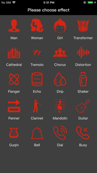 Emulate iPhone app Who Speak using MyAndroid