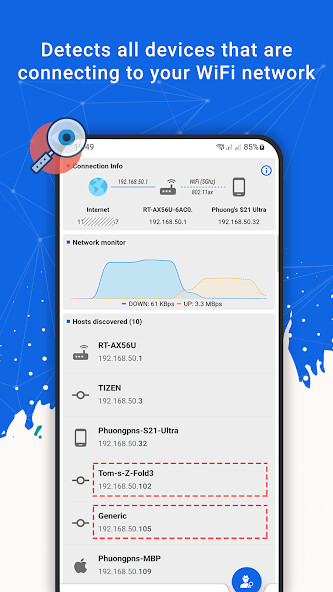 Run android online APK Who Uses My WiFi Pro from MyAndroid or emulate Who Uses My WiFi Pro using MyAndroid