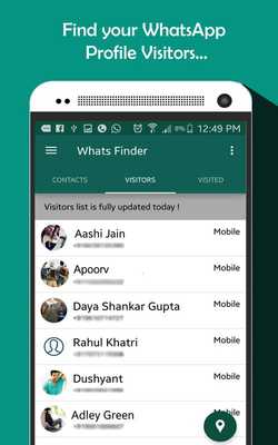 Emulate Android APK Who Visit My Profile? - Whats Finder for WhatsApp