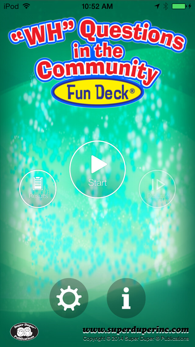 Emulate iPhone app WH Questions in the Community Fun Deck using MyAndroid Emulate iPhone app WH Questions in the Community Fun Deck using MyAndroid