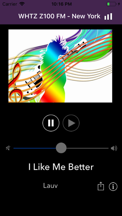 Emulate iPhone app WHTZ Z100 - Radio FM using MyAndroid Emulate iPhone app WHTZ Z100 - Radio FM using MyAndroid