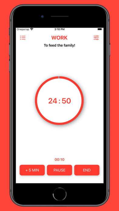 Emulate iPhone app Why? Intentions tracker using MyAndroid