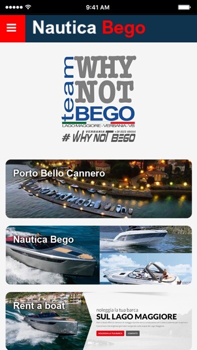 Emulate iPhone app WhynotBego Marine Center using MyAndroid