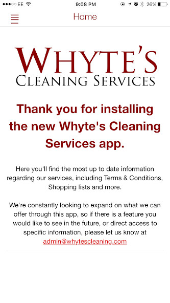 Run android online APK Whytes Cleaning Services from MyAndroid or emulate Whytes Cleaning Services using MyAndroid Run android online APK Whytes Cleaning Services from MyAndroid or emulate Whytes Cleaning Services using MyAndroid