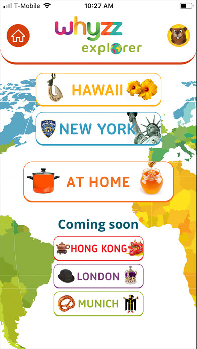 Emulate iPhone app WhyzzExplorer using MyAndroid
