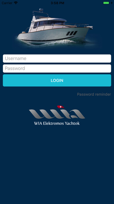 Emulate iPhone app WIA Yacht Monitoring using MyAndroid