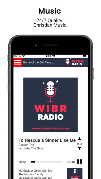 Emulate iPhone app WIBR Radio using MyAndroid Emulate iPhone app WIBR Radio using MyAndroid